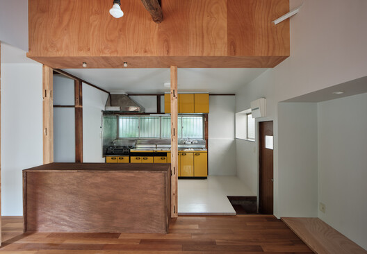 Minamicho House / ROOVICE - Interior Photography, Kitchen, Wood, Lighting