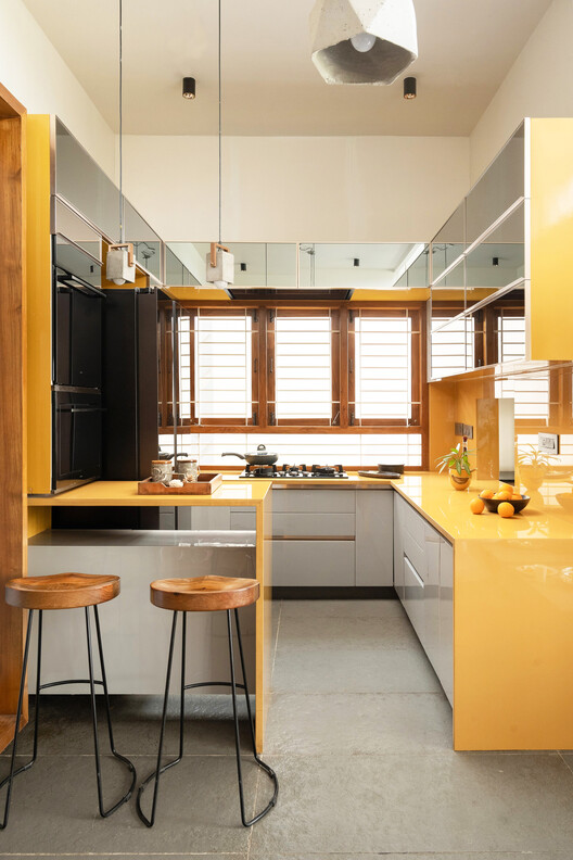 The Blooming Haus / Studio WhiteScape - Interior Photography, Kitchen, Countertop, Wood, Lighting, Chair