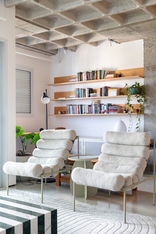 M.F. Apartment / Studio JPH M.F. Apartment / Studio JPH - Interior Photography, Living Room, Wood, Chair