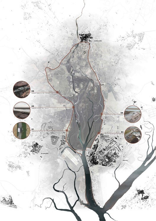 Enveloping the Salt Marsh: Landscape Itinerary Around the Odiel Northern Estuary / Estudio Acta Enveloping the Salt Marsh: Landscape Itinerary Around the Odiel Northern Estuary / Estudio Acta - Image 19 of 30