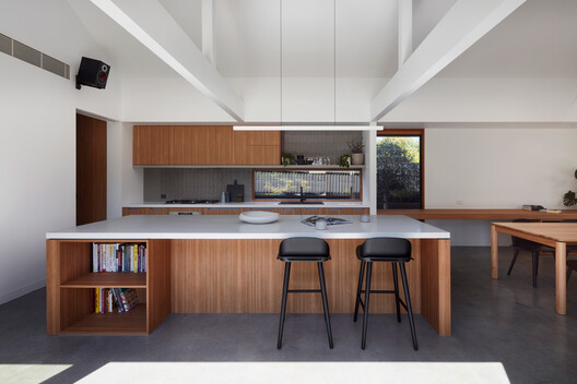 NTH/ Neutral Tactile Habitat / Ply Architecture - Interior Photography, Kitchen, Countertop, Wood