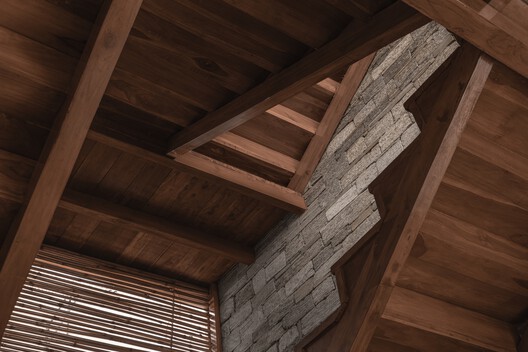 Champawat Market Plaza / Compartment S4 - Interior Photography, Wood, Beam