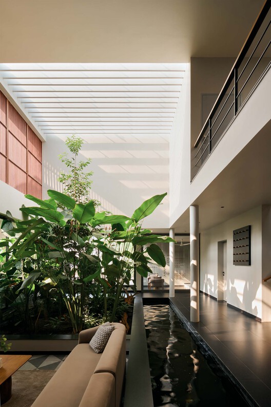 Louvered House / i2a Architects Studio - Interior Photography, Courtyard