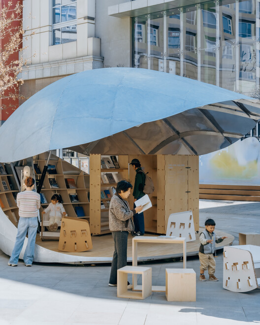 Shell Book Pavilion / LUO studio - Interior Photography