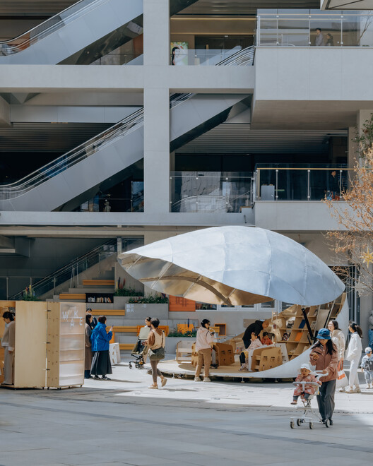 Shell Book Pavilion / LUO studio - Interior Photography, Stairs