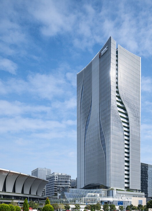 广州白云站 TOD 办公楼建筑群 / 华工设计院+广州地铁院 - 建筑图