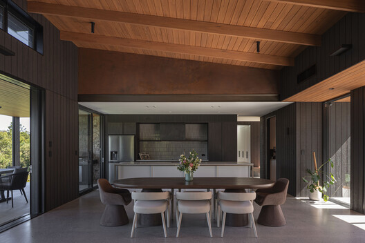 Pomona House / Hive Architecture - Interior Photography, Dining room, Wood, Chair