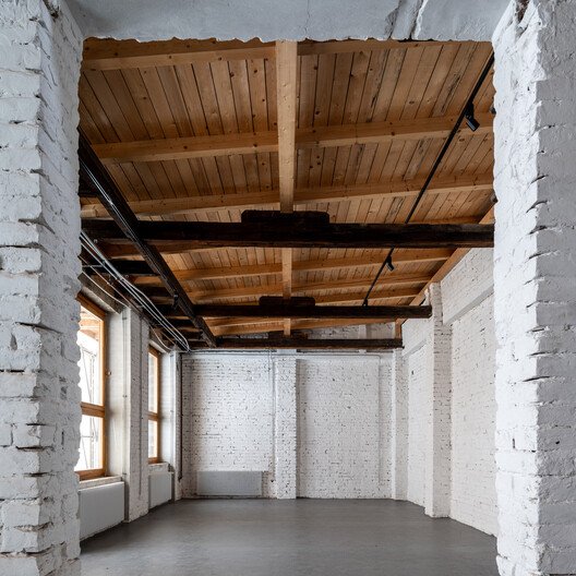 The Dryer Workshop / Atelier dmb - Interior Photography, Wood, Beam, Concrete