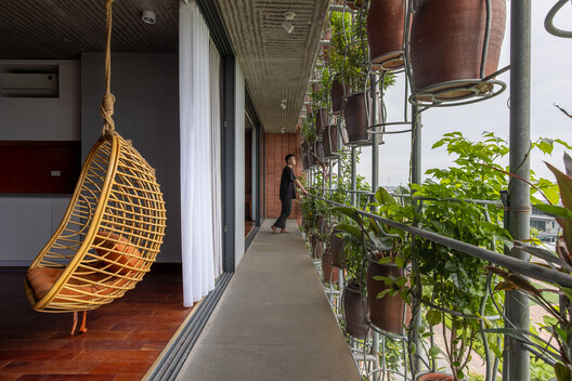 Flying Vegetation / H&P Architects - Interior Photography, Balcony