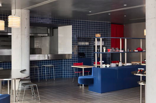 Suupaa Restaurant and Convenience Store / IF Architecture - Interior Photography, Kitchen, Chair, Glass