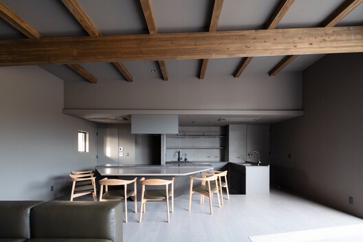 The Third Place Mt.Fuji / Kubo Tsushima Architects - Interior Photography, Kitchen, Wood, Table, Lighting, Chair