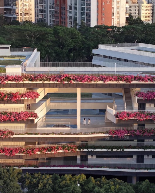 Redevelopment of Pingshan Elementary School into a Nine-Year Integrated School / CCDI Dongxiying Studio - Exterior Photography