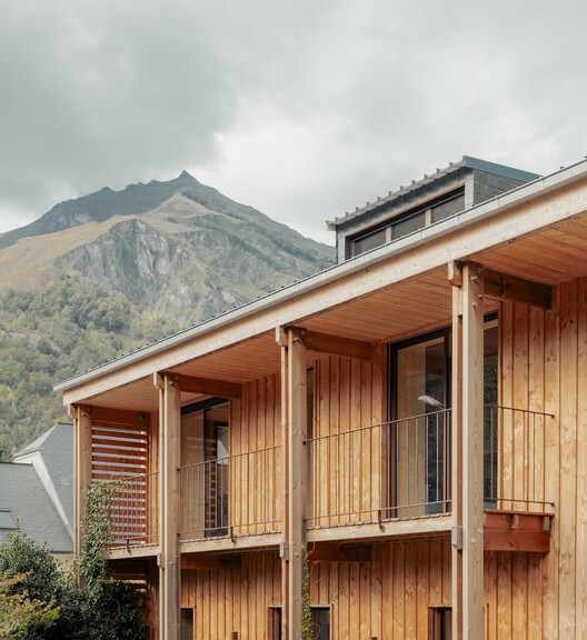 LARUNS / Mesnil Architectures - Exterior Photography, Wood, Balcony