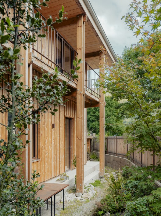 LARUNS / Mesnil Architectures - Exterior Photography, Wood, Balcony