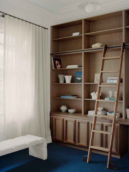 Ramsden House / James Harbard Architects - Interior Photography, Closet, Shelving, Wood, Lighting