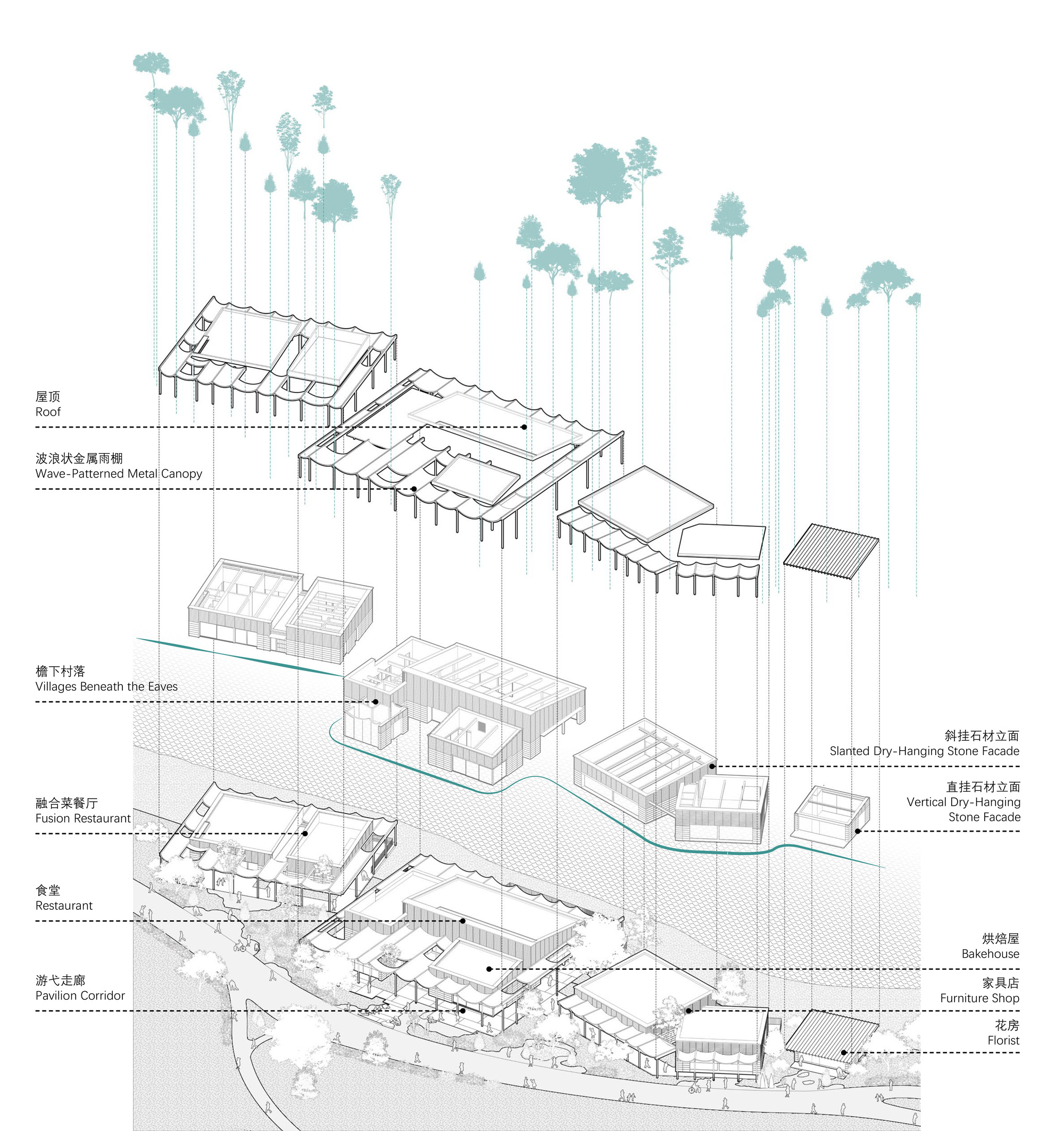 画廊 三亚华润海棠湾水岸 Center / 几里建筑 - 32
