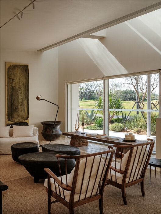 Sanya CR Land Haitang Bay Waterfront Center / Vari Architects - Interior Photography, Dining room, Wood, Table, Lighting, Chair