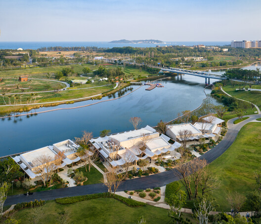 Sanya CR Land Haitang Bay Waterfront Center / Vari Architects - Exterior Photography, Waterfront, Aerial View Photography