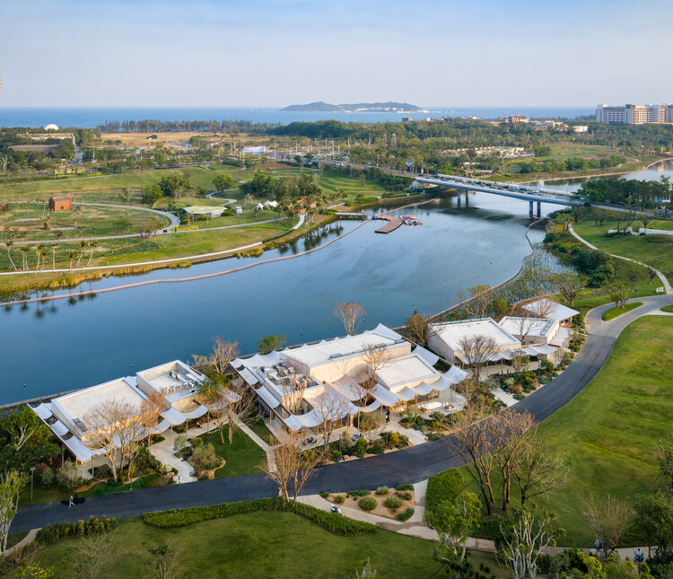 Sanya CR Land Haitang Bay Waterfront Center / Vari Architects - Exterior Photography, Waterfront, Aerial View Photography