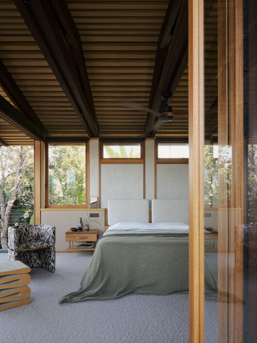 Macmasters / Jorge Hrdina Architects - Interior Photography, Bedroom, Wood, Bed, Beam