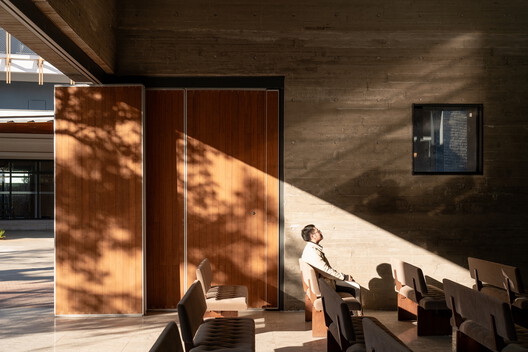 Xutian Village Community Center / line+ studio - Interior Photography, Wood, Concrete