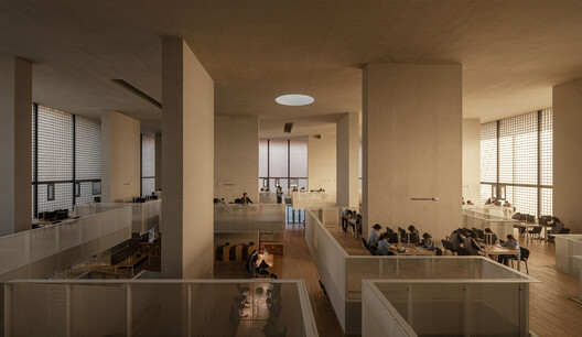 Kunshan Jinxi Senior High School / Atelier Deshaus - Interior Photography, Kitchen