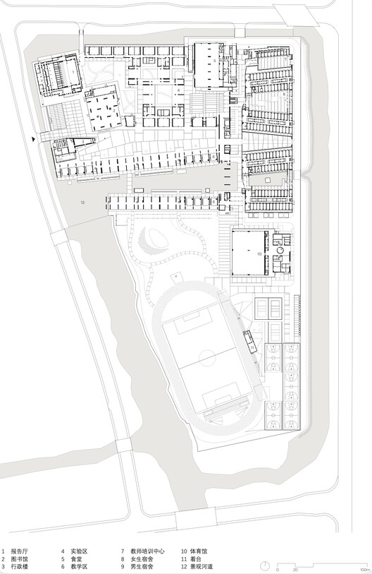 Kunshan Jinxi Senior High School / Atelier Deshaus - Image 15 of 18