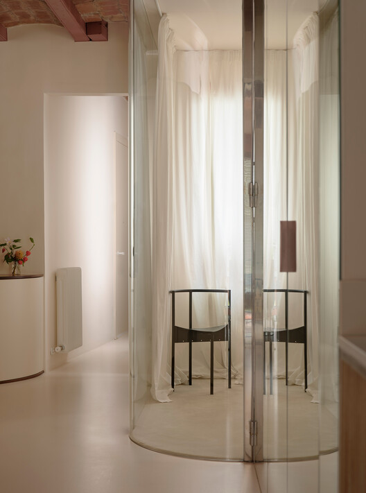 Revoltó House / bardo - Interior Photography, Wood, Lighting, Glass, Chair