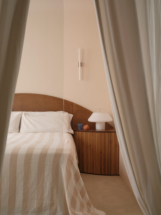 Revoltó House / bardo - Interior Photography, Bedroom, Wood, Lighting, Bed