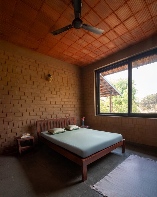 Kripanilay Farmhouse / HabitArt Architecture Studio - Interior Photography, Bedroom, Wood, Bed