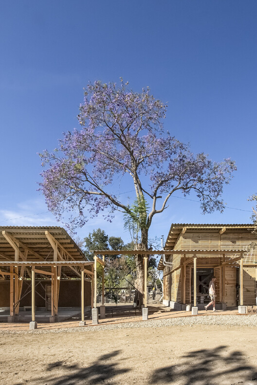 Centro de Cultura e Ecologia Quiané – Fase 2 / Universidade de Ciências Aplicadas de Munique + Frente por la Defensa de la Tierra + Comunidade de Santa Catarina Quiané + CAMPO + Atarraya Taller de Arquitectura - Fotografia de Exterior, Madeira