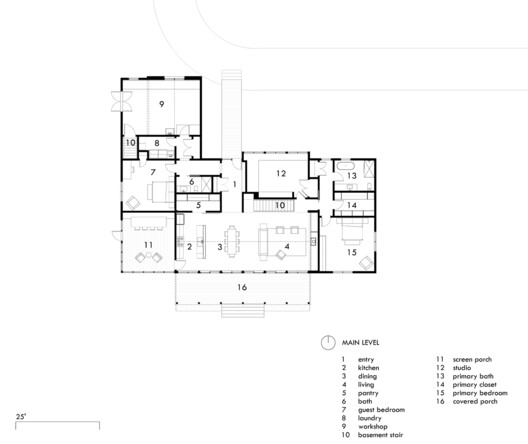 House at Town's Edge / ElliottArchitects - Image 19 of 20