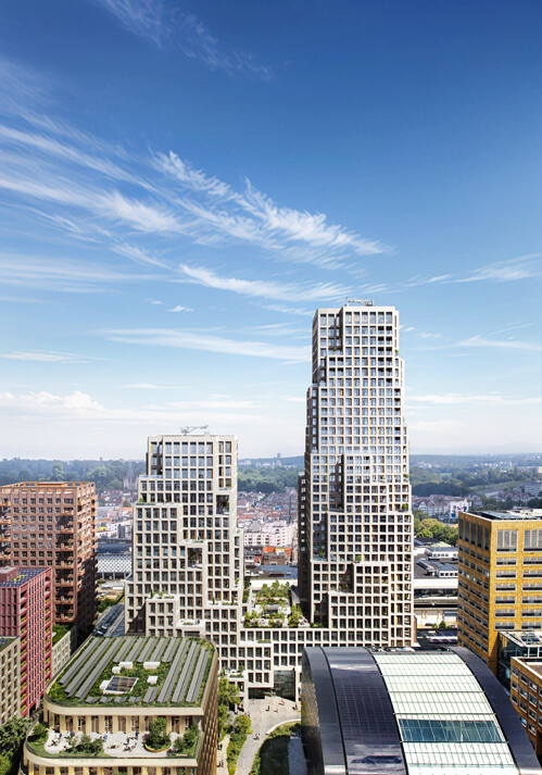MVRDV Obtains Construction Permit for Low-Carbon Mixed-Use Tour & Taxis Towers in Brussels - Image 2 of 42