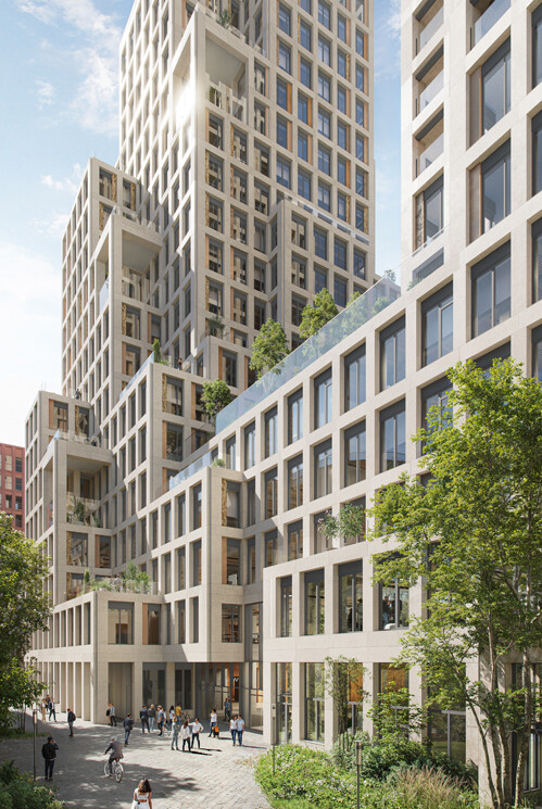 MVRDV Obtains Construction Permit for Low-Carbon Mixed-Use Tour & Taxis Towers in Brussels - Image 7 of 42