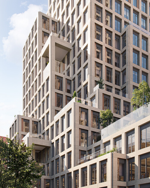 MVRDV Obtains Construction Permit for Low-Carbon Mixed-Use Tour & Taxis Towers in Brussels - Image 8 of 42