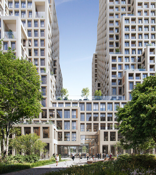 MVRDV Obtains Construction Permit for Low-Carbon Mixed-Use Tour & Taxis Towers in Brussels - Image 5 of 42