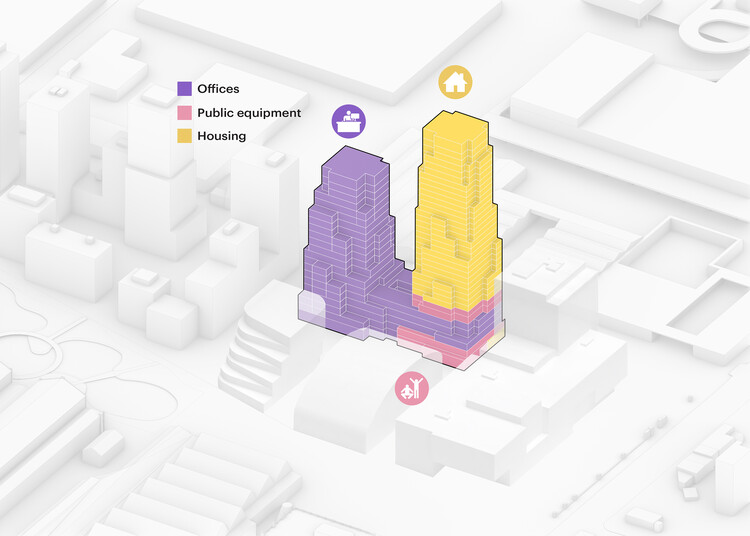 MVRDV Obtains Construction Permit for Low-Carbon Mixed-Use Tour & Taxis Towers in Brussels - Image 21 of 42
