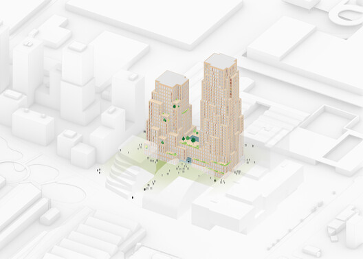 MVRDV Obtains Construction Permit for Low-Carbon Mixed-Use Tour & Taxis Towers in Brussels - Image 24 of 42