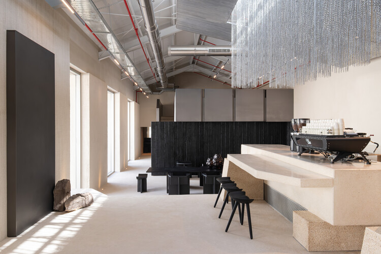 Origin Cafe and Roasters Jax /  S.DA - Interior Photography, Coffee Shop Interiors, Beam, Lighting, Chair