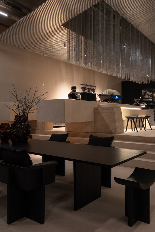 Origin Cafe and Roasters Jax /  S.DA - Interior Photography, Dining room, Wood, Lighting, Table, Chair