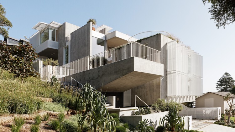 Rockpool House / Architecture Saville Isaacs - Exterior Photography, Houses, Balcony, Stairs