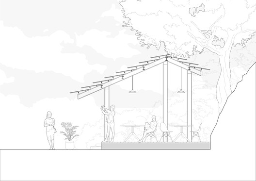 Mountain Alley Rooftop Teahouse Pavilions / RY+P architects - Image 18 of 18