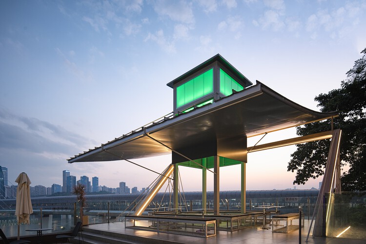 Mountain Alley Rooftop Teahouse Pavilions / RY+P architects - Pavilion
