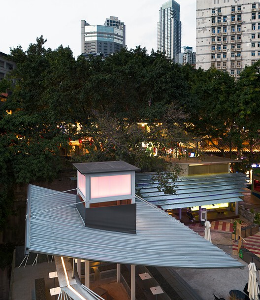 Mountain Alley Rooftop Teahouse Pavilions / RY+P architects - Exterior Photography