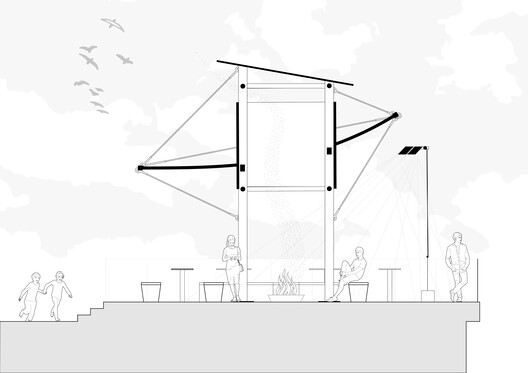 Mountain Alley Rooftop Teahouse Pavilions / RY+P architects - Image 14 of 18