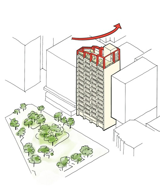 Henning Larsen Reveals Designs for Residential Tower Adjacent to Daan Park in Taipei - Image 7 of 8