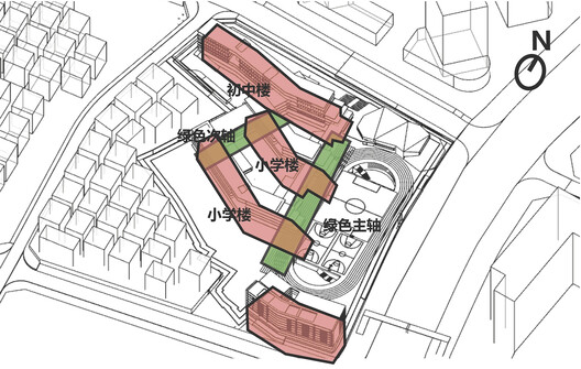 Shenzhen Longhua Foreign Languages School (Fucheng Campus) / Z&Z STUDIO Shenzhen Longhua Foreign Languages School (Fucheng Campus) / Z&Z STUDIO - Image 30 of 39