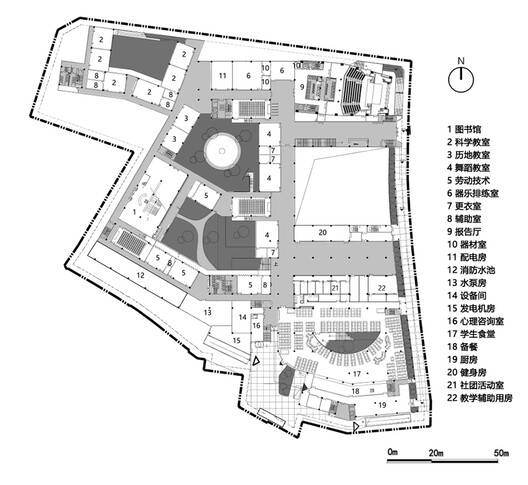 Shenzhen Longhua Foreign Languages School (Fucheng Campus) / Z&Z STUDIO Shenzhen Longhua Foreign Languages School (Fucheng Campus) / Z&Z STUDIO - Image 29 of 39