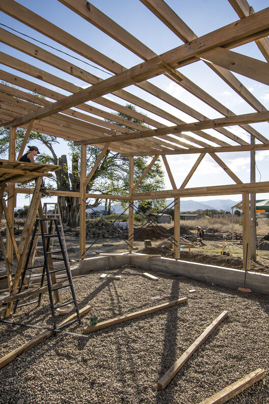 Quiané Center for Culture and Ecology – Phase I / Universidad de Ciencias Aplicadas de Múnich + Frente por la Defensa de la Tierra + Comunidad de Santa Catarina Quiané + CAMPO - Interior Photography, Wood, Beam