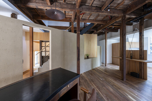 old residence in kitayama / td-Atelier + ENDO SHOJIRO DESIGN - Interior Photography, Kitchen, Wood, Lighting, Beam